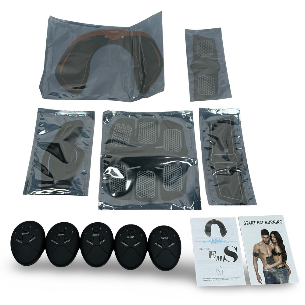 EMS Muscle Stimulator Toning Kit in Black